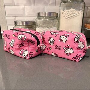 Handmade Hello Kitty Cube Make Up Bag